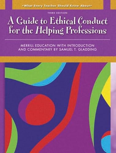 Imagen de archivo de A Guide to Ethical Conduct for the Helping Professions a la venta por Better World Books: West