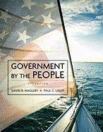 Imagen de archivo de Government by the People a la venta por HPB-Red