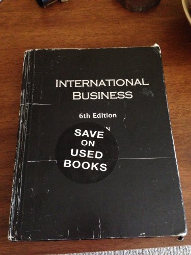 Imagen de archivo de International Business a la venta por SecondSale