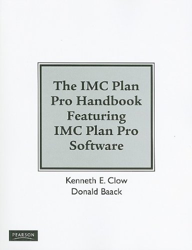 9780137154166: IMC Plan Pro Handbook for Integrated Advertising, Promotion and Marketing Communications