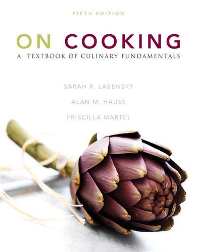 Stock image for On Cooking: A Textbook of Culinary Fundamentals for sale by BooksRun
