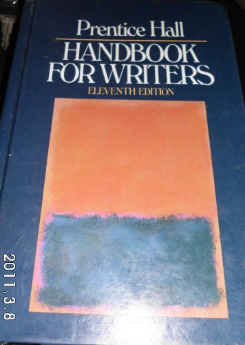 Imagen de archivo de Prentice-Hall Handbook for Writers a la venta por Better World Books: West