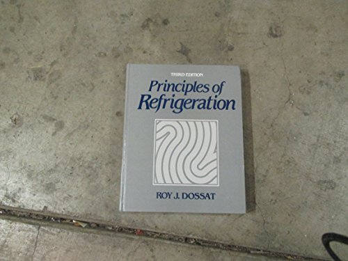 Beispielbild fr Principles of Refrigeration zum Verkauf von Buchpark