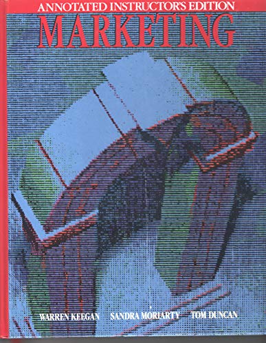 Imagen de archivo de Marketing: Annotated Instructor's Edition a la venta por Wonder Book