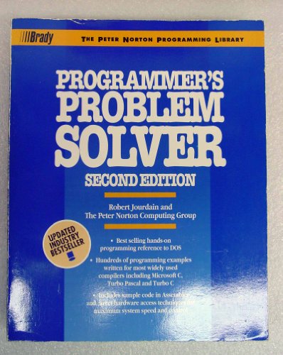 Imagen de archivo de Programmer's Problem Solver (The Peter Norton Programming Library) a la venta por ThriftBooks-Atlanta
