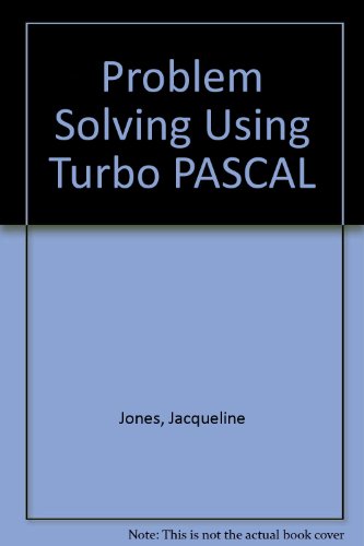 9780137213665: Problem Solving Using Turbo PASCAL