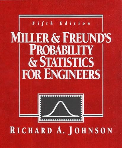 Stock image for Miller and Freund's Probability and Statistics for Engineers for sale by Isle of Books