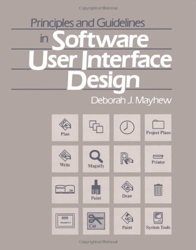 Principles and Guidelines in Software User Interface Design