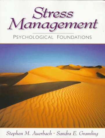 Beispielbild fr Stress Management: Psychological Foundations zum Verkauf von AwesomeBooks