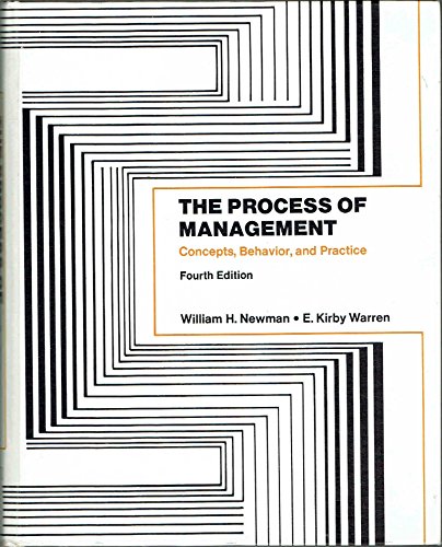 9780137234295: The Process of Management