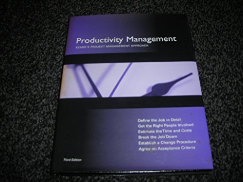 Beispielbild fr Productivity Management in the Development of Computer Applications zum Verkauf von SecondSale