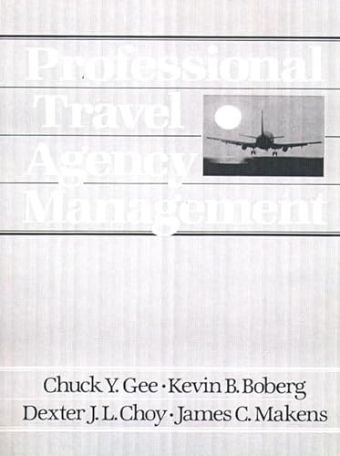 Imagen de archivo de Professional Travel Agency Management a la venta por Zoom Books Company