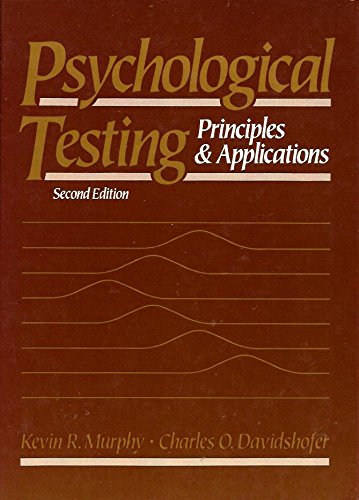 Beispielbild fr Psychological Testing Principles & Applications zum Verkauf von BookHolders