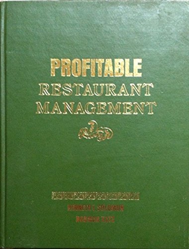 Stock image for PROFITABLE RESTAURANT MANAGEMENT. Second edition for sale by Peter L. Masi - books