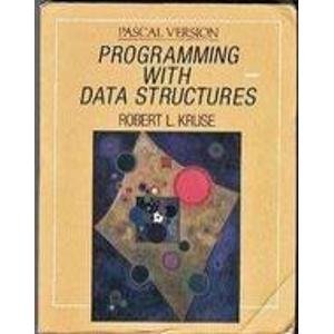 Stock image for Programming With Data Structures: Pascal Version/Book and Disk for sale by HPB-Red