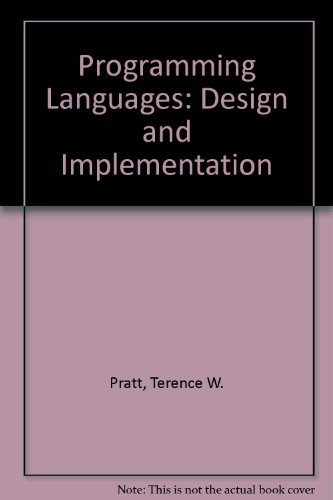 Stock image for Programming Languages: Design and Implementation for sale by Anybook.com