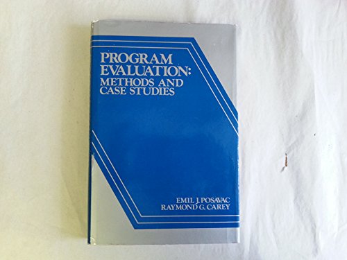 9780137296651: Programme Evaluation: Methods and Case Studies