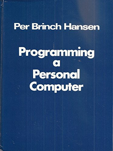 Imagen de archivo de Programming a Personal Computer a la venta por ThriftBooks-Atlanta
