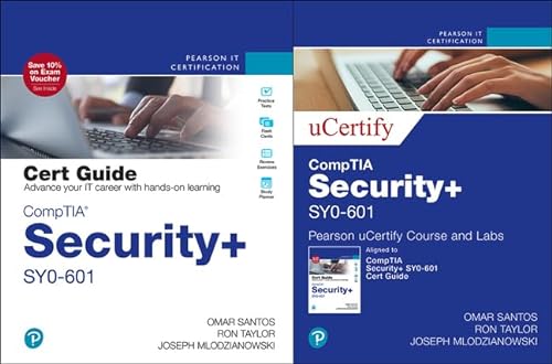 Stock image for CompTIA Security+ SY0-601 Cert Guide Pearson uCertify Course and Labs Card and Textbook Bundle for sale by Books Unplugged