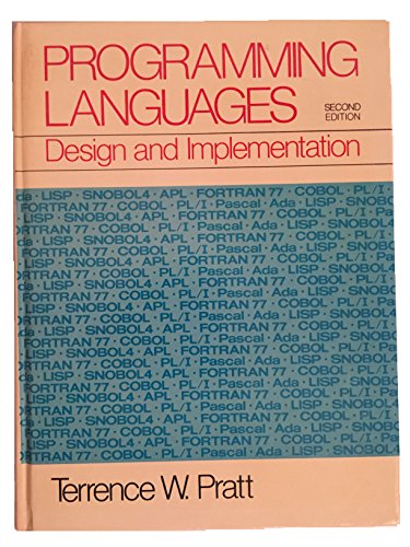 9780137305803: Programming Languages: Design and Implementation