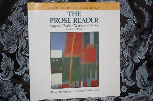 Stock image for The Prose reader: Essays for thinking, reading, and writing for sale by HPB-Red