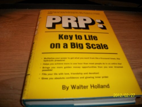 Imagen de archivo de PRP : Key to Life on a Big Scale a la venta por ThriftBooks-Dallas