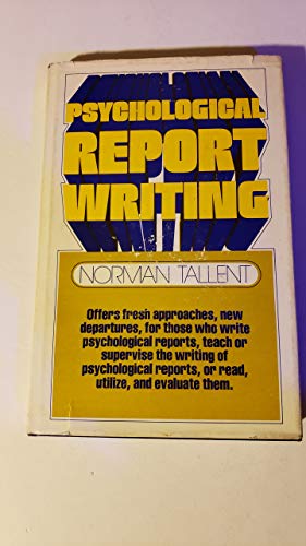 9780137325030: Psychological Report Writing