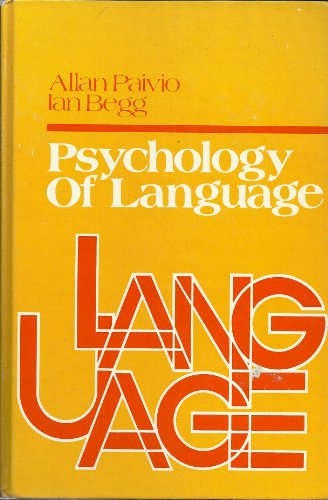 Imagen de archivo de The Psychology of Language a la venta por Better World Books