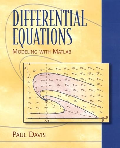 Differential Equations: Modeling With Matlab (9780137365395) by Davis, Paul