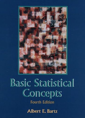 9780137371808: Basic Statistical Concepts (4th Edition)