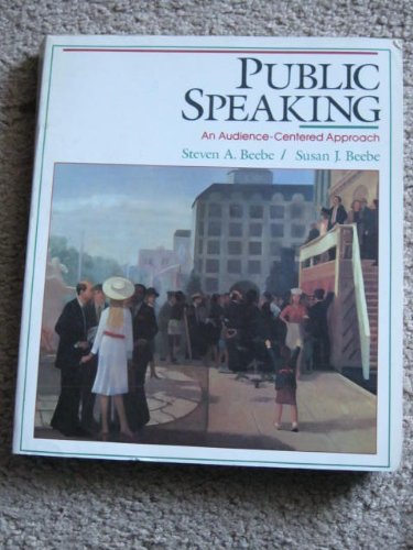Imagen de archivo de Public Speaking : An Audience-Centered Approach a la venta por Better World Books
