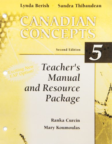 Stock image for Canadian concepts 5, second edition, Lynda Berish, Sandra Thibaudeau for sale by ThriftBooks-Atlanta