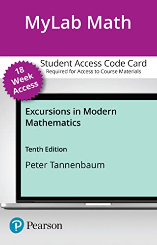 Stock image for MyLab Math with Pearson eText -- Access Card -- for Excursions in Modern Mathematics ( 18 weeks) for sale by jasonybooks
