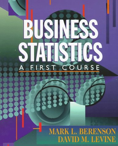 Imagen de archivo de Business Statistics: A First Course a la venta por AwesomeBooks