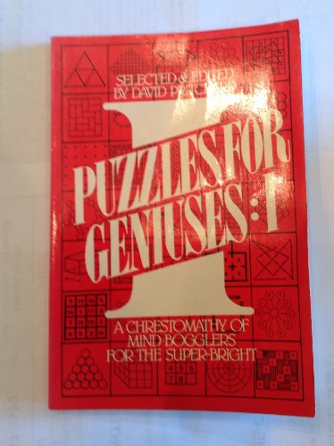 Stock image for Puzzles for Geniuses: I for sale by Basement Seller 101