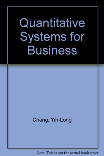 Qsb+: Quantitative Systems for Business Plus/Book and 2 Disks (9780137448302) by Chang, Yih-Long; Sullivan, Robert S.