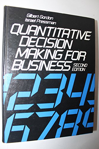 9780137466856: Quantitative Decision Making for Business