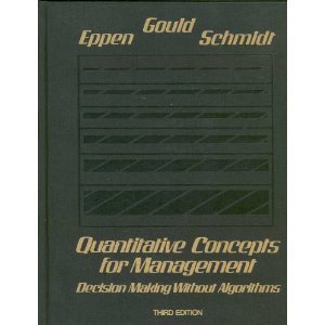 Imagen de archivo de Quantitative Concepts for Management: Decision Making Without Alg orithms a la venta por Book Express (NZ)