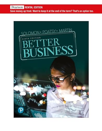 Imagen de archivo de Better Business [RENTAL EDITION] a la venta por GoldenWavesOfBooks
