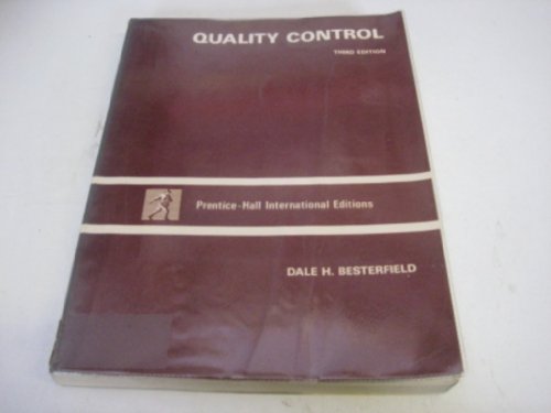Stock image for Quality Control for sale by AwesomeBooks
