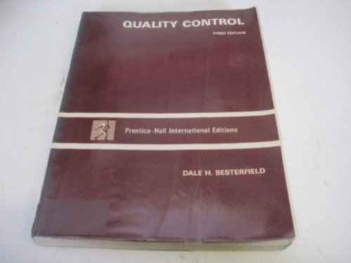 9780137470648: Quality Control