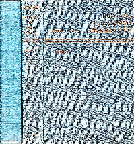 9780137492428: Questions and answers on real estate