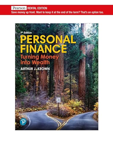 Stock image for Personal Finance: Turning Money Into Wealth for sale by ThriftBooks-Dallas