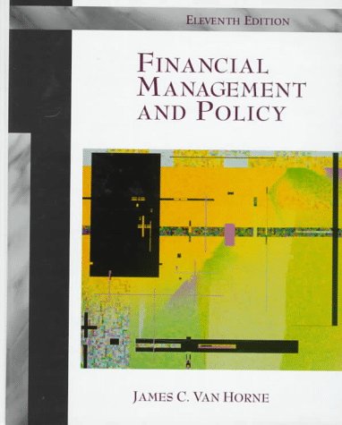 Beispielbild fr Financial Management and Policy (11th Edition) zum Verkauf von HPB-Red