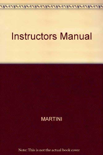 Stock image for Instructors Manual for sale by Hastings of Coral Springs