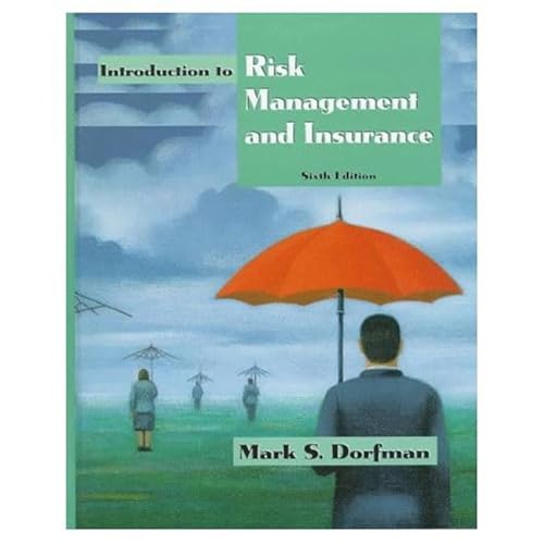 Imagen de archivo de Introduction to Risk Management and Insurance (6th Edition) a la venta por Irish Booksellers