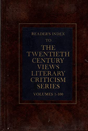 9780137533848: Reader's Index to the Twentieth Century Views Lite