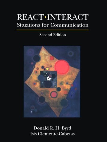 Imagen de archivo de React/Interact: Situations for Communication a la venta por Wonder Book