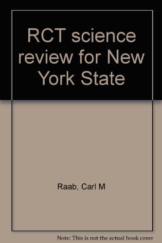 Beispielbild fr RCT science review for New York State zum Verkauf von ThriftBooks-Dallas