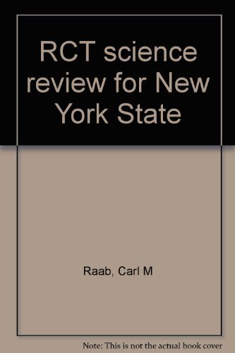 Stock image for RCT science review for New York State for sale by ThriftBooks-Dallas